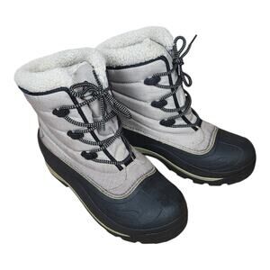 Columbia Cascadian Trinity Thermolite Winter Boots Boots Beige Womens Size 8